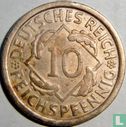 German Empire 10 reichspfennig 1935 (G) - Image 2