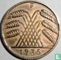 Duitse Rijk 10 reichspfennig 1935 (F) - Afbeelding 1