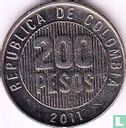 Colombia 200 pesos 2011 - Image 1