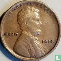 Vereinigte Staaten 1 Cent 1914 (ohne Buchstabe) - Bild 1
