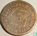 Empire allemand 5 rentenpfennig 1924 (E) - Image 2