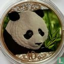 China 10 Yuan 2018 (gefärbt) "Panda" - Bild 2