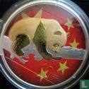 China 10 yuan 2016 (coloured) "Panda" - Image 2