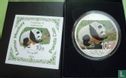 China 10 Yuan 2016 (gefärbt) "Panda" - Bild 3