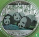 China 10 Yuan 2013 (gefärbt) "Panda" - Bild 2