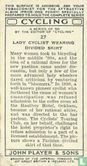 Lady Cyclist Wearing Divided Skirt - Image 2