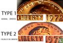 États-Unis 1 cent 1972 (sans lettre - type 1) - Image 3