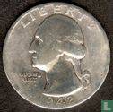 États-Unis ¼ dollar 1942 (D) - Image 1