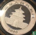 China 10 yuan 2000 (gekleurd) "Panda" - Afbeelding 1