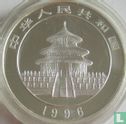 China 10 Yuan 1996 (Silber) "Panda" - Bild 1