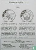 China 10 yuan 1991 (PROOF) "1992 Winter Olympics in Albertville" - Image 3