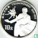 China 10 yuan 1992 (PROOF) "Piotr Ilitch Tschaikovsky" - Image 2