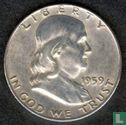 États-Unis ½ dollar 1959 (sans lettre - type 1) - Image 1