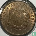 États-Unis 2 cents 1865 (type 2) - Image 2