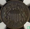 États-Unis 2 cents 1873 (type 1) - Image 1