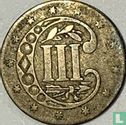 États-Unis 3 cents 1856 - Image 2