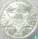 États-Unis 3 cents 1868 (argent) - Image 1