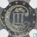 United States 3 cents 1863 - Image 2