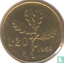 Italy 20 lire 1968 - Image 1