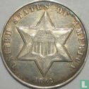 United States 3 cents 1862 - Image 1