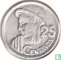 Guatemala 25 centavos 1954 - Image 2