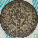 Salzburg 4 kreuzer 1722 - Afbeelding 1