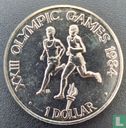Solomon Islands 1 dollar 1984 "Summer Olympics in Los Angeles" - Image 1