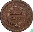 United States ½ cent 1849 (restrike) - Image 2