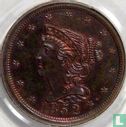 United States ½ cent 1852 (restrike) - Image 1