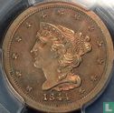 United States ½ cent 1844 (restrike) - Image 1