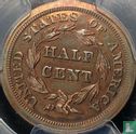 United States ½ cent 1844 (restrike) - Image 2