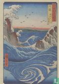 Naruto rapids, Awa province, from the series 'Views of famous places in the sixty-odd provinces',1855 - Afbeelding 1