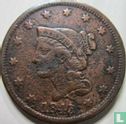 United States 1 cent 1843 (type 1) - Image 1