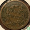 United States 1 cent 1844 - Image 2