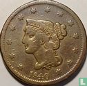 États-Unis 1 cent 1840 (type 2) - Image 1