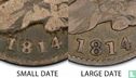 États-Unis 1 dime 1814 (large date) - Image 3