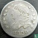 États-Unis 1 dime 1820 (petit 0) - Image 1