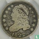 United States 1 dime 1822 - Image 1