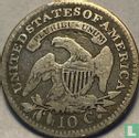 United States 1 dime 1821 (large date) - Image 2