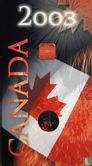 Canada 25 cents 2003 (PROOFLIKE - folder) "Canada day" - Afbeelding 1