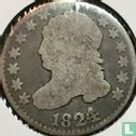 United States 1 dime 1824 (1824/22 - type 2) - Image 1