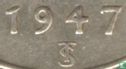 Suède 25 öre 1947 (argent, grand TS et petit crochet 7) - Image 3