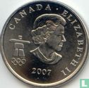 Canada 25 cents 2007 (kleurloos) "Vancouver 2010 Winter Olympics - Curling" - Afbeelding 1