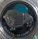 Kanada 25 Cent 2011 (PP) "Wood Bison" - Bild 1