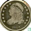 United States 1 dime 1830 (type 2) - Image 1
