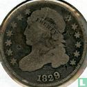 United States 1 dime 1829 (type 1) - Image 1