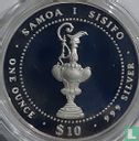 Samoa 10 tala 1987 (PROOF) "America's Cup in Perth" - Afbeelding 2