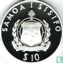 Samoa 10 tala 1995 (PROOF) "Edmond Halley" - Afbeelding 2