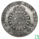 Suède 3 riksdaler 1770 - Image 1