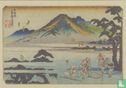 Five stations: Oiso, Odaware, Hakone, Mishima and Numazu, from the series "twelve sheets of the fifty-three post-stations of the Tokaido, 1830/35 - Image 1